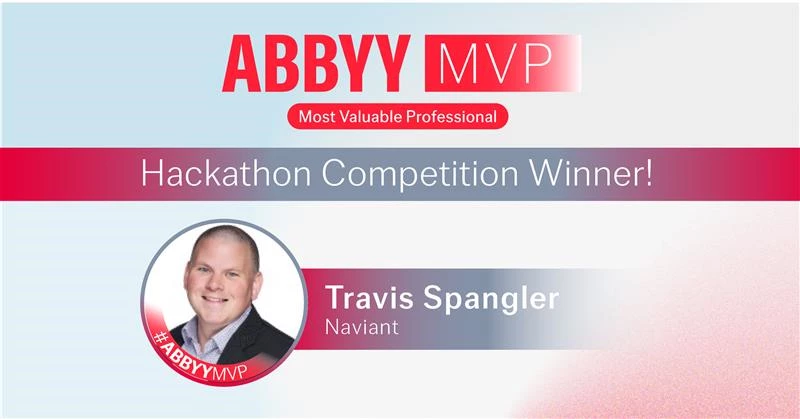 Travis Spangler_MVP Hackathon Winner