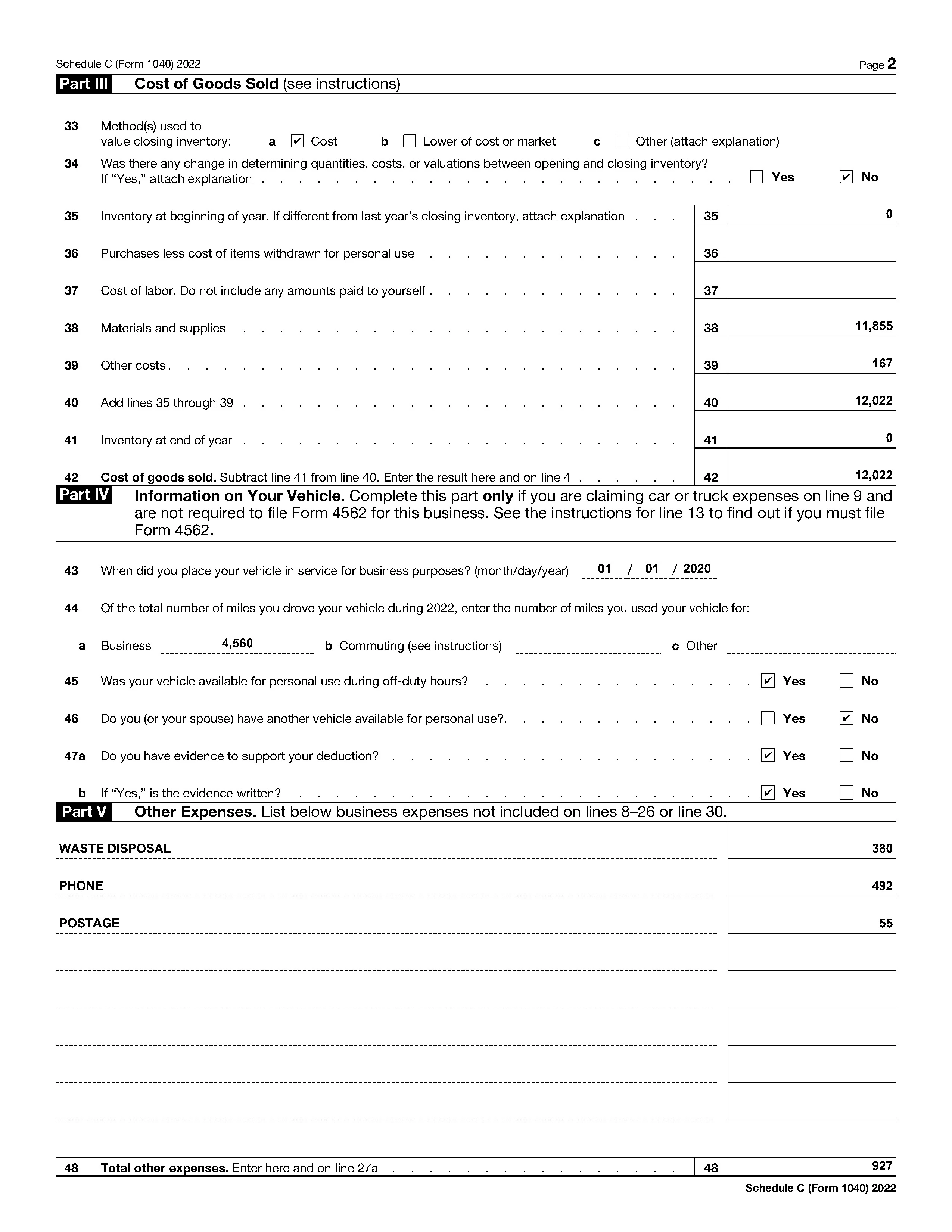 irs form 1040 schedule-c automated document processing | vantage