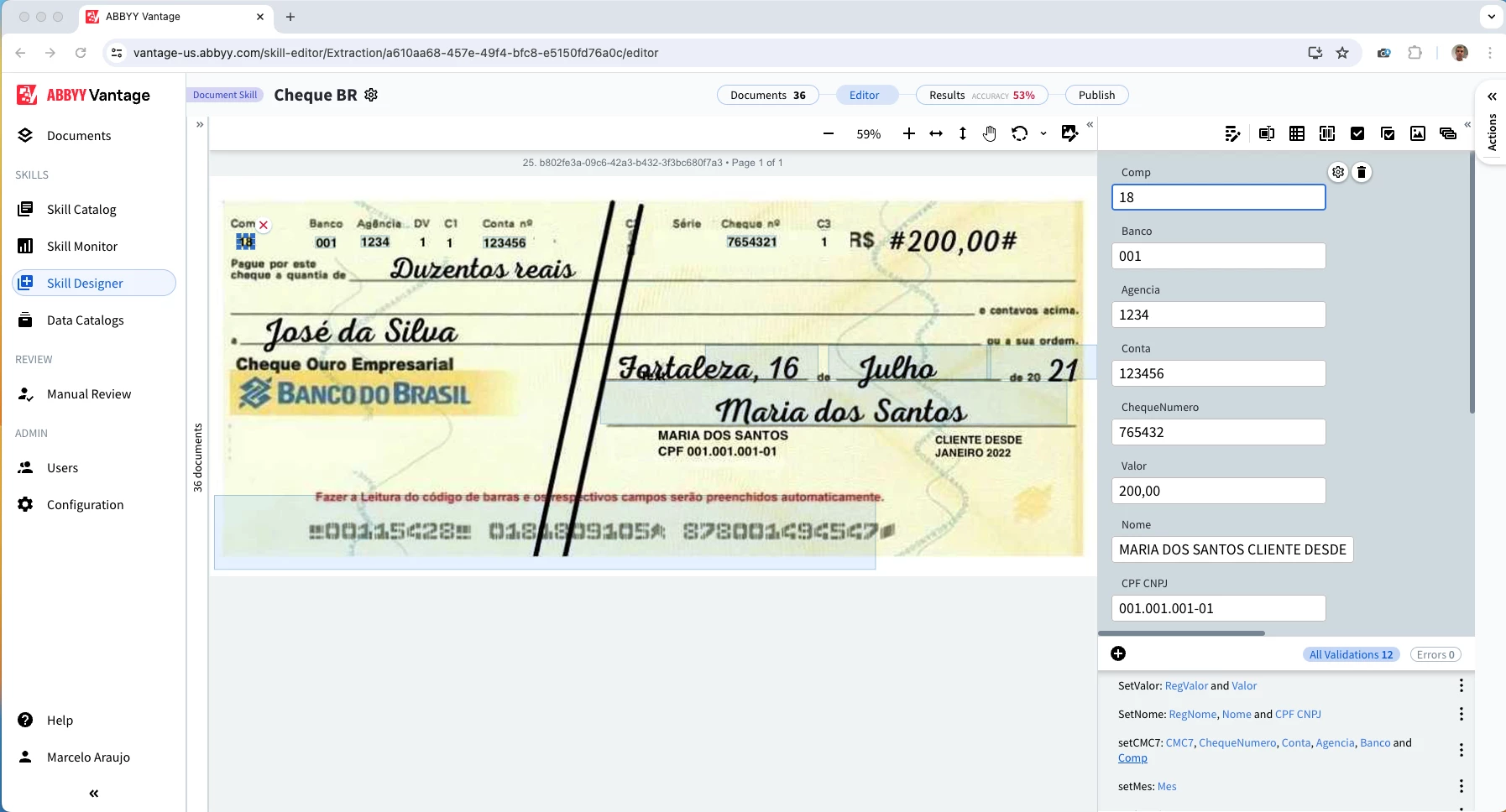 Screenshot Cheque BR